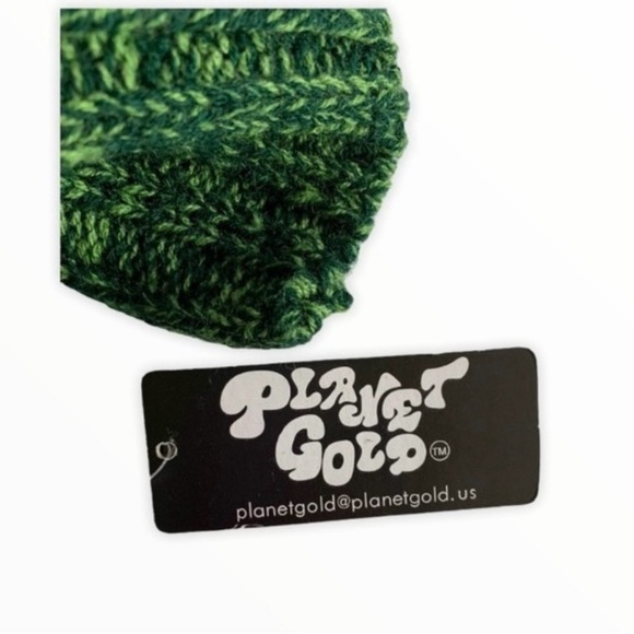 Planet Gold Turtleneck Sweater Sz M - Picture 5 of 6